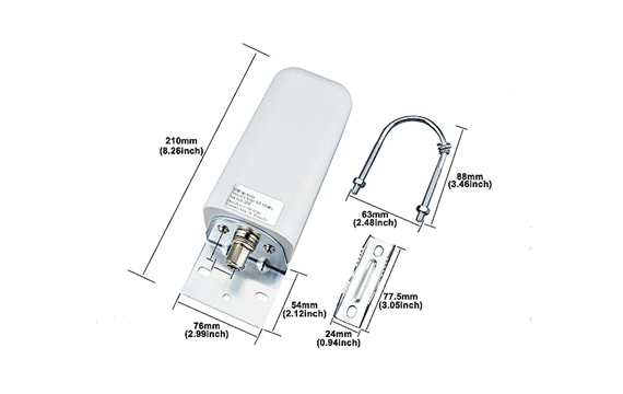 5G Antenna Dimensions