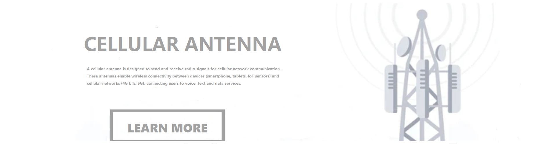 Banner For Cellular Antenna