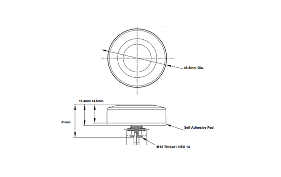 Rugged 433MHz Antenna