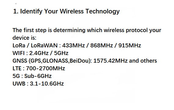 Operating Frequency Matching Wireless Technology