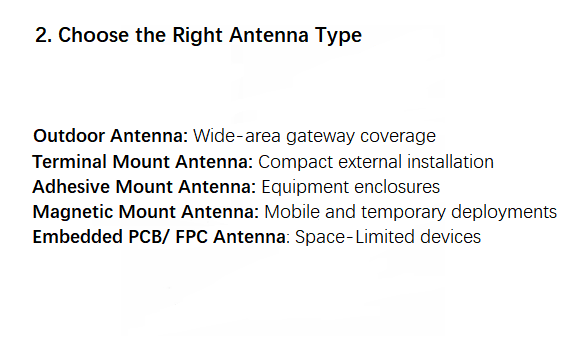 Select the Correct Antenna Type for 868MHz Antenna